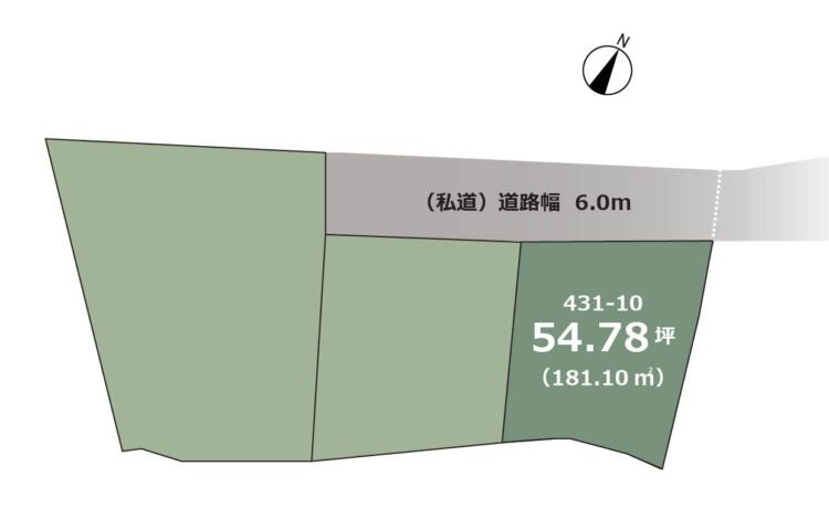 京都府福知山市字篠尾（下篠尾）分譲地　建築条件付き